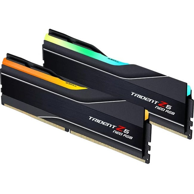 G.SKILL Trident Z5 Neo RGB RAM Module for Motherboard, Desktop PC - 32 GB (2 x 16GB) - DDR5-6000/PC5-48000 DDR5 SDRAM - 6000 MHz - CL32 - 1.35 V G.SKILL Trident Z5 Neo RGB RAM Module for Motherboard, Desktop PC - 32 GB (2 x 16GB) - DDR5-6000/PC5-48000 DDR5 SDRAM - 6000 MHz - CL32 - 1.35 V